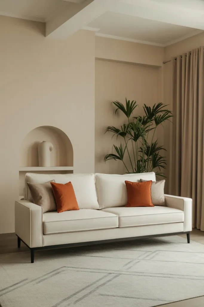 Contemporary Sofa with Minimalist Design
