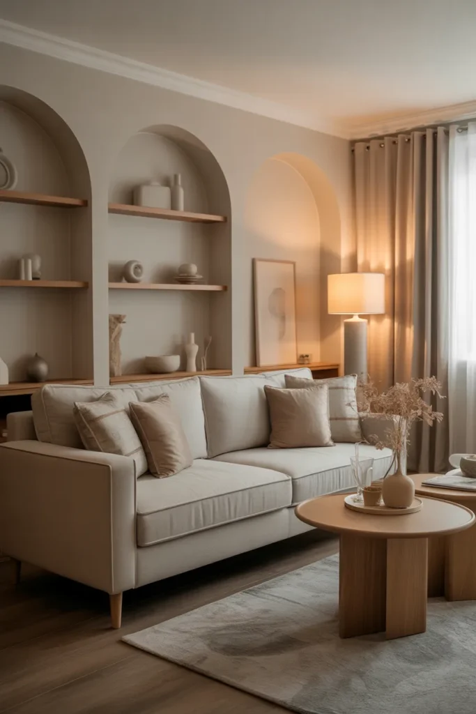 Cozy Living Room with Neutral Color Palette