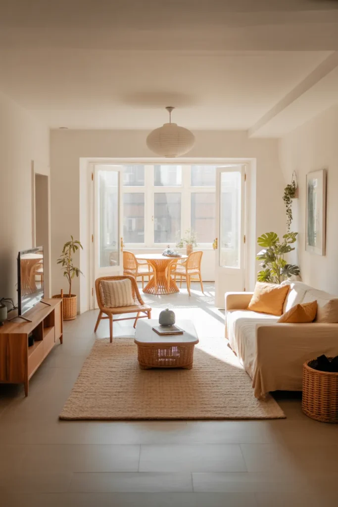 Cozy Living Room with Open Layout
