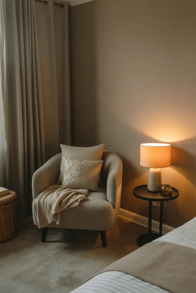 Cozy Reading Nook with Plush Seating