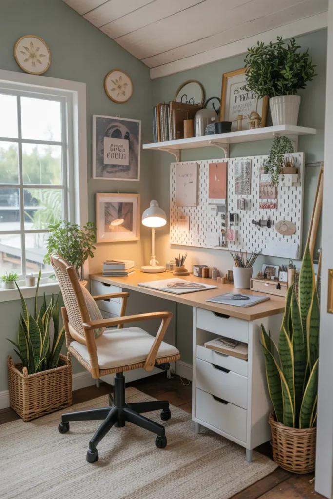 Creative Studio She Shed Interior