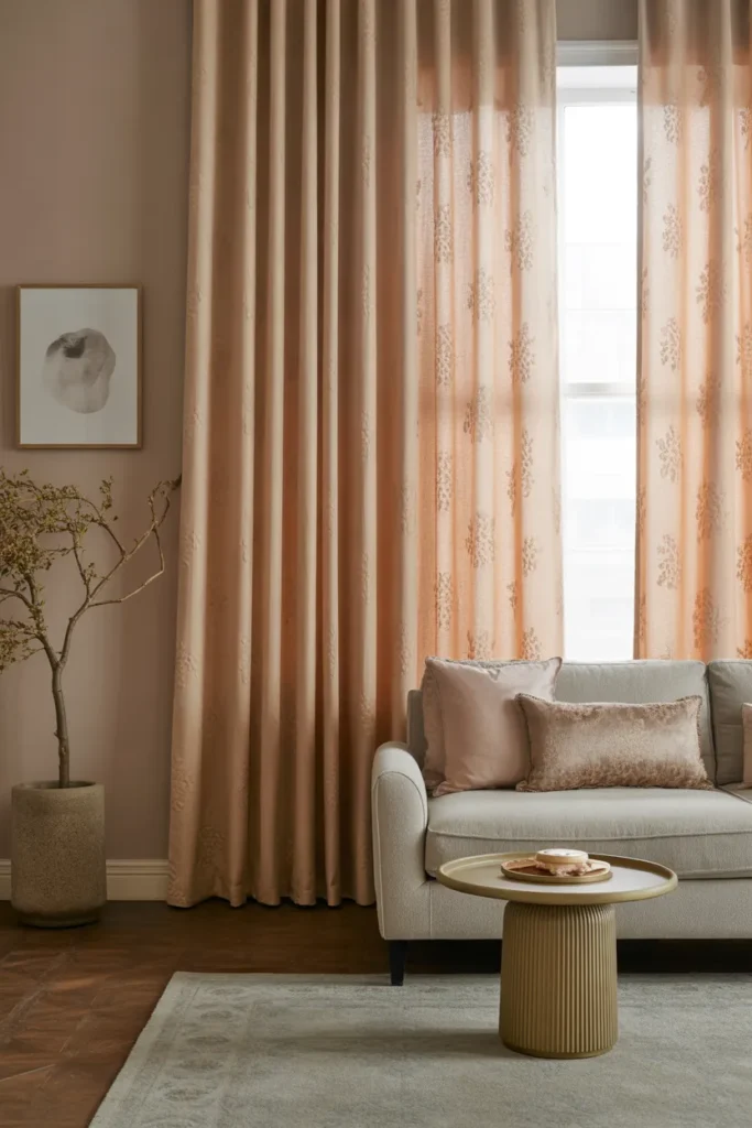 Curtains with Metallic Accents