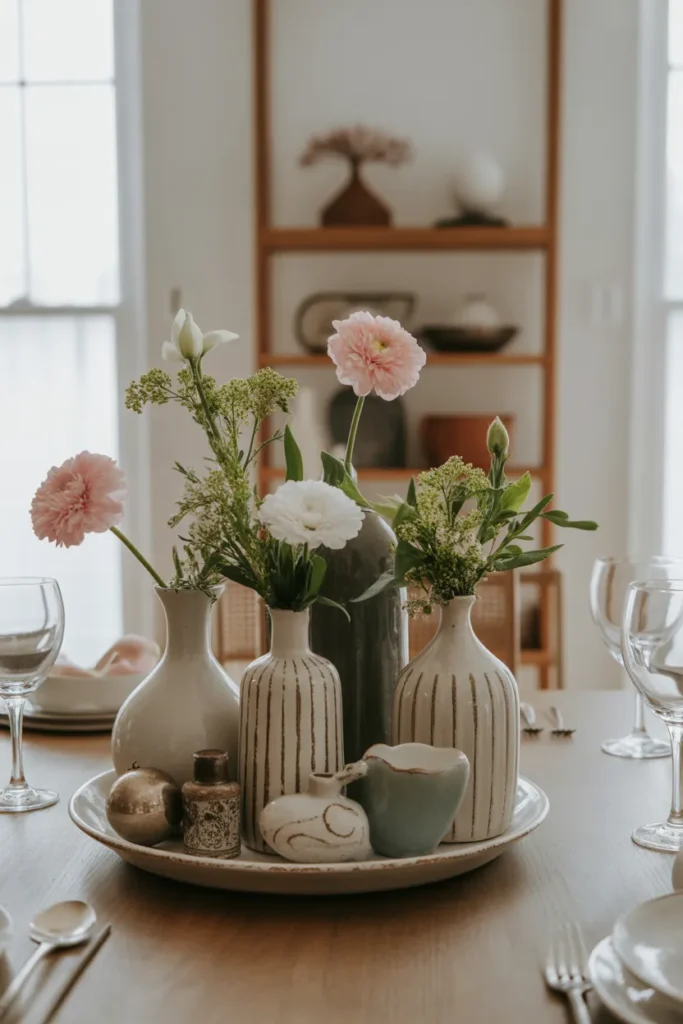 Decorative Centerpieces with Vintage Finds
