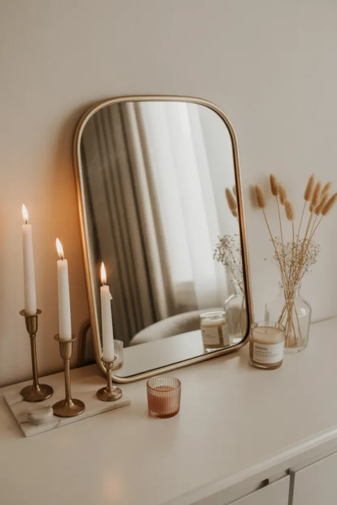 Decorative Vanity Mirror Accents