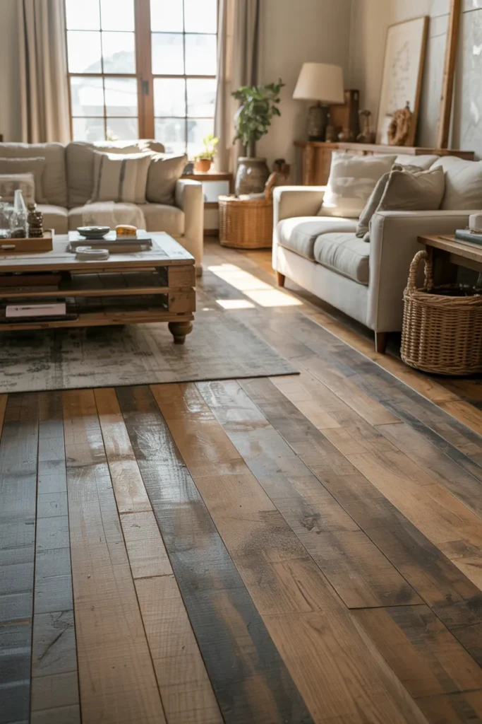 Distressed Wood Flooring