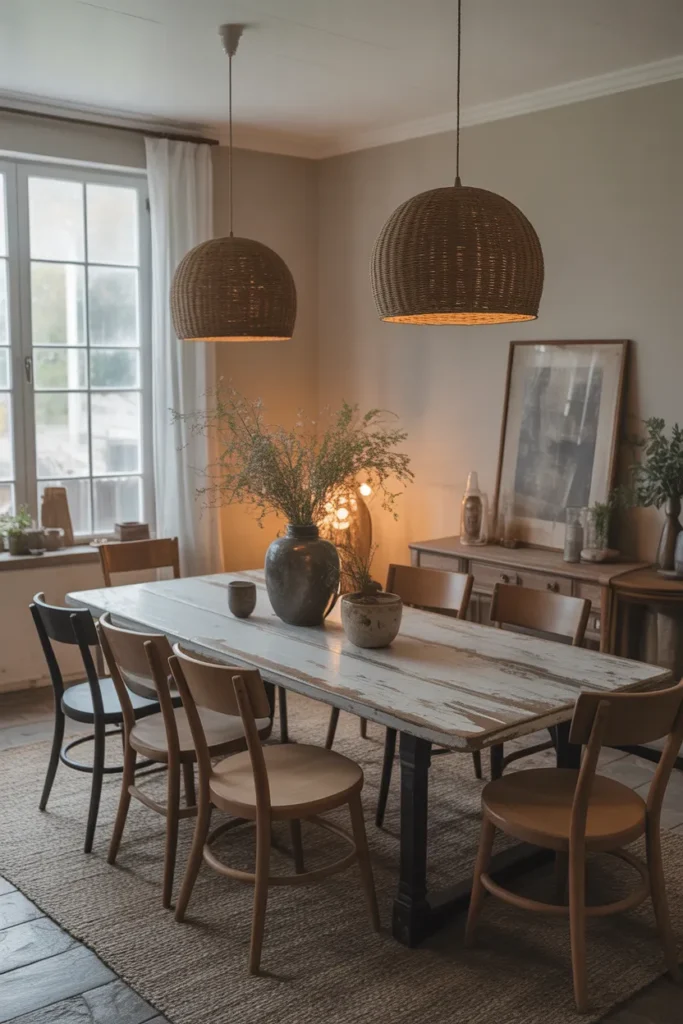 Distressed Wooden Tables for Rustic Charm