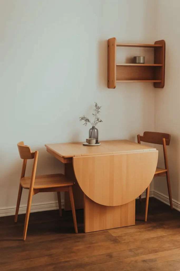 Drop-Leaf Table for Ultimate Space Saving