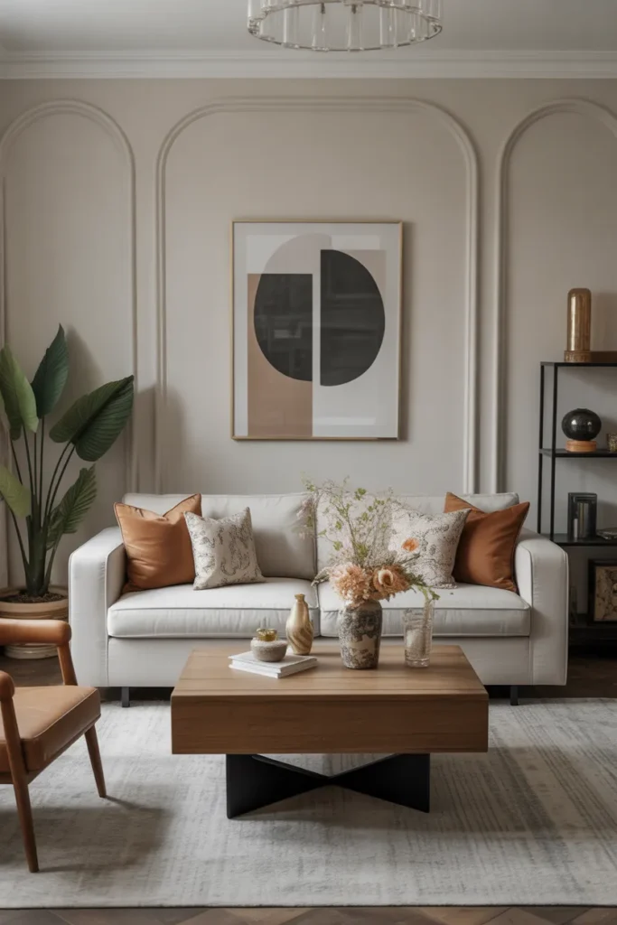 Eclectic Modern Living Room