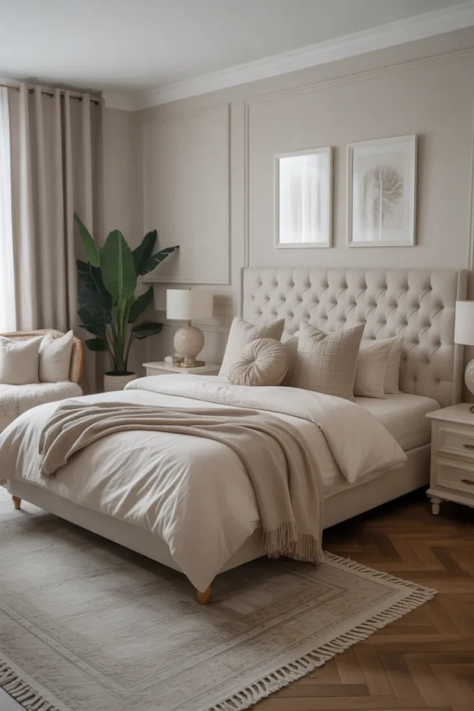 Elegant Bedroom with Neutral Palette