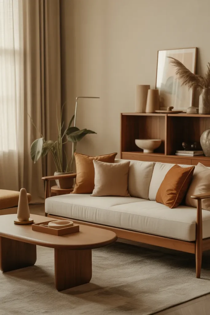 Elegant Earthy Mid Century Tones