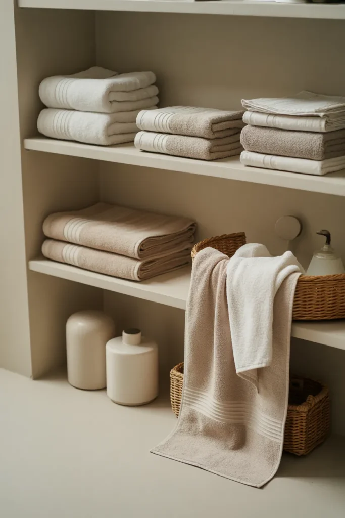 Elegant Linen Textiles in Neutral Shades