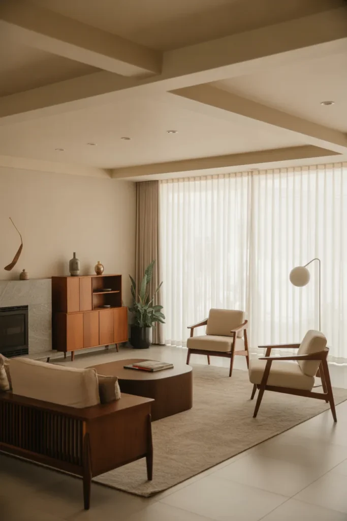 Elegant Mid Century Modern Open Layout