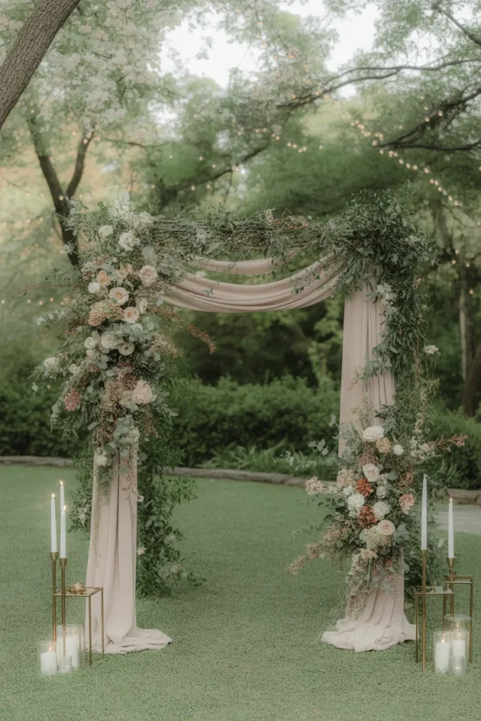 Enchanted Floral Arch Ceremony