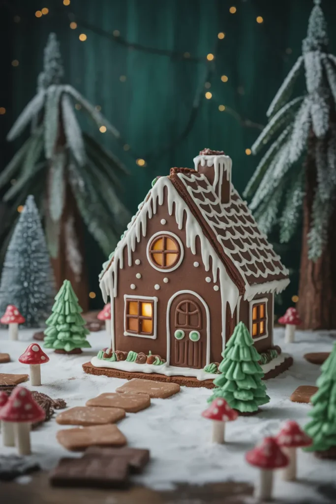 Enchanted Forest Gingerbread House