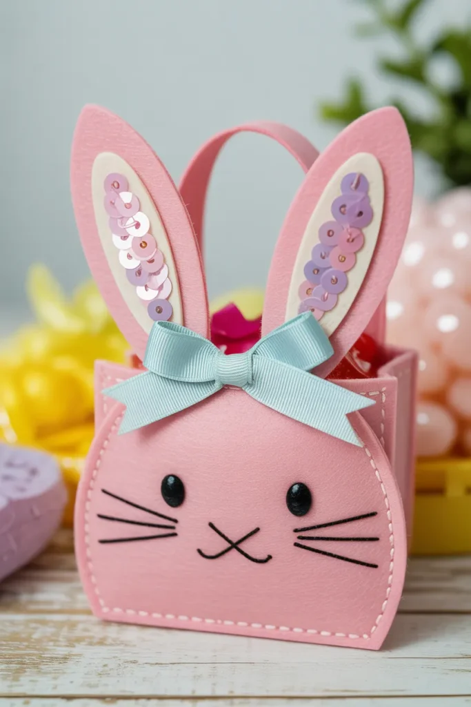 Felt Bunny Bag with Sequin Details