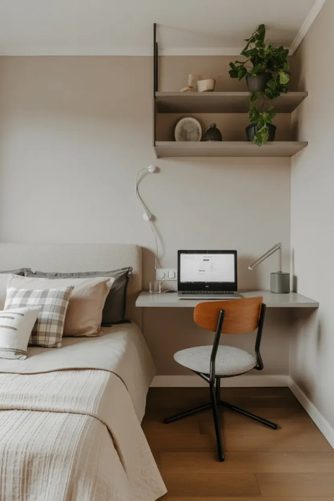 Floating Desk for Multi-Use Layout