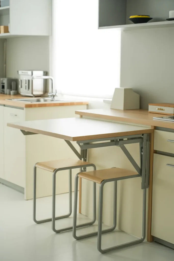 Fold-Down Wall Table