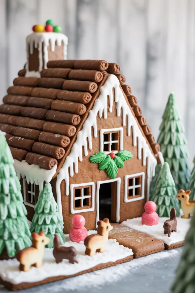 Frosted Winter Cabin