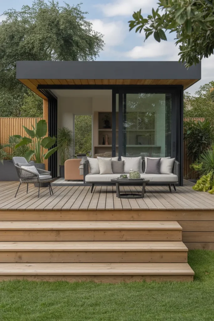 Garden Room with Multi-Level Deck