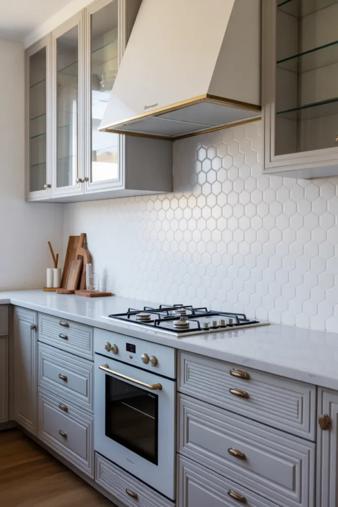 Hexagon Tile Backsplash
