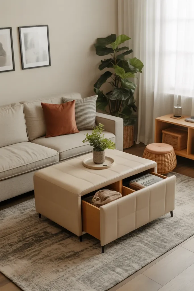 Hidden Storage to Reduce Clutter