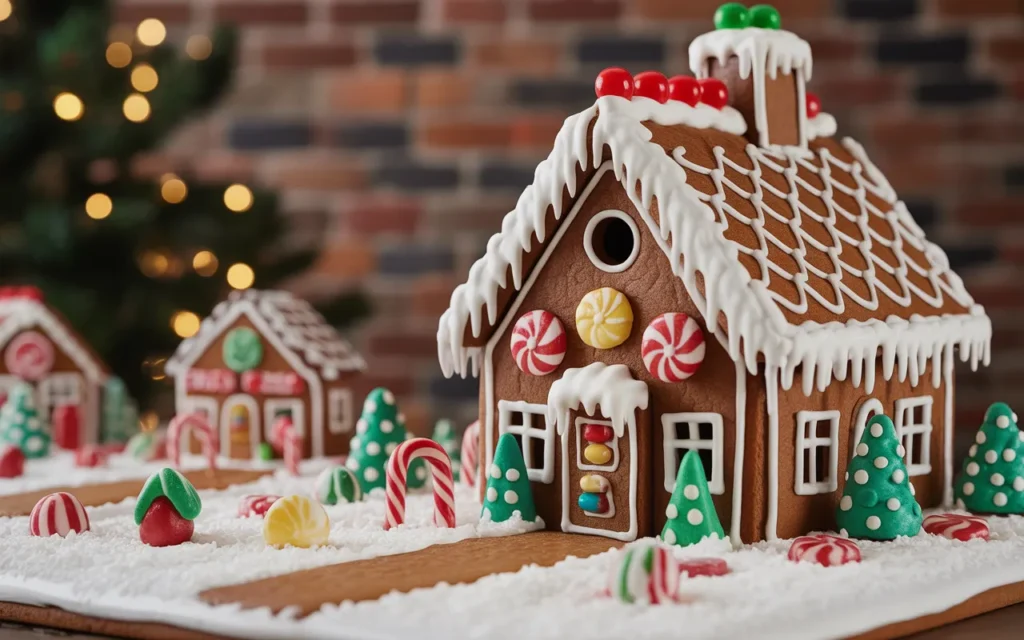 Holiday Village Gingerbread ,