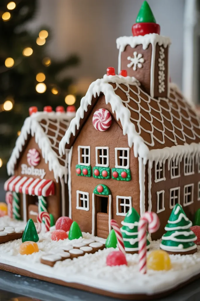 Holiday Village Gingerbread House