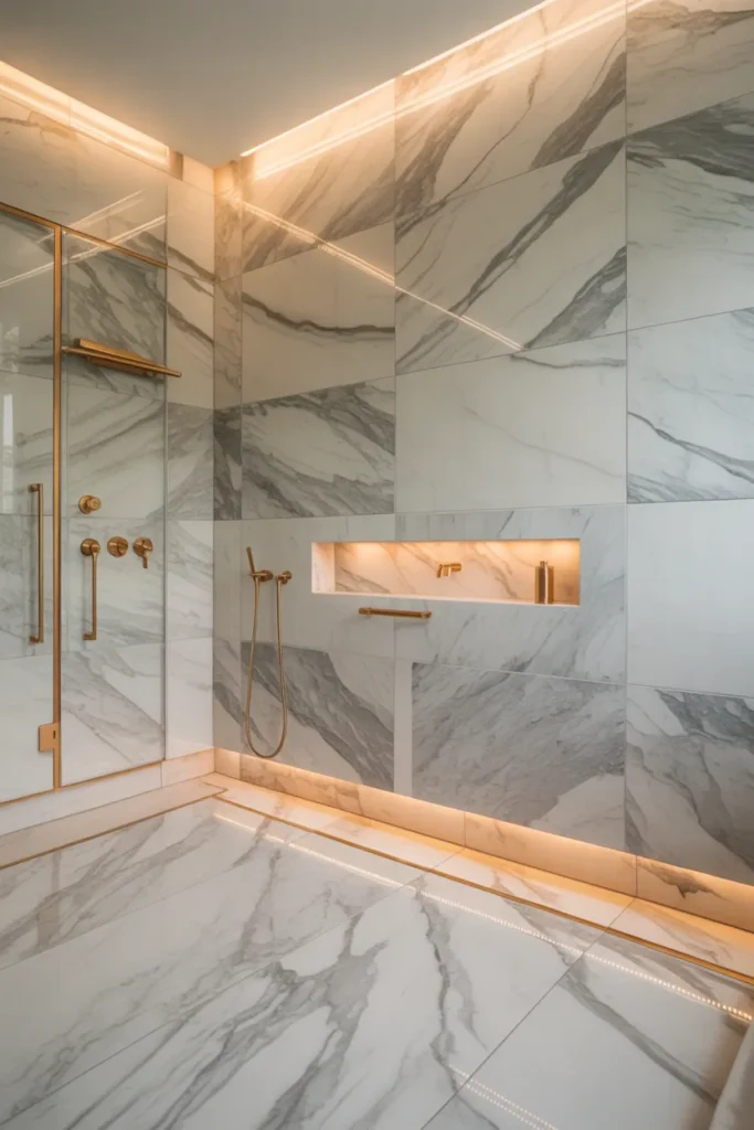 Large-Format Marble Tiles