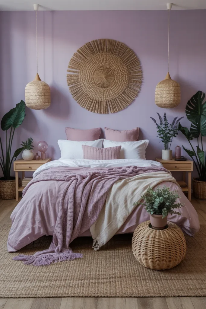 Lavender Boho Pendant Lighting