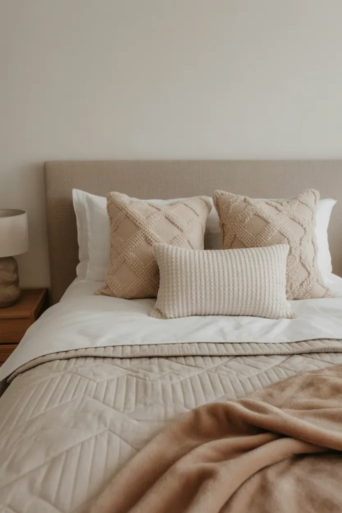 Layered Bedding with Cozy Throws