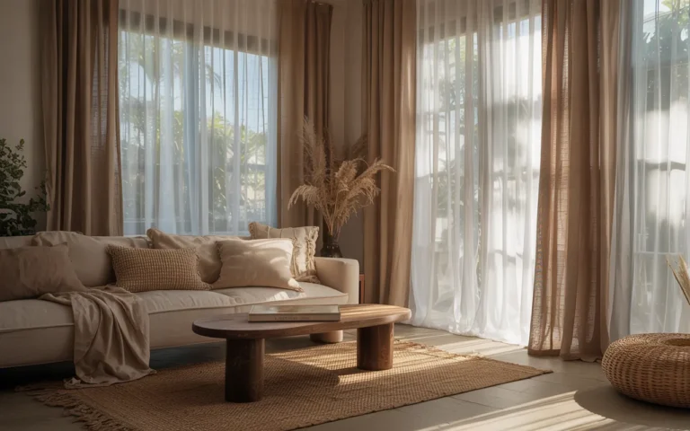 Layered Curtains and Sheer Fabrics,