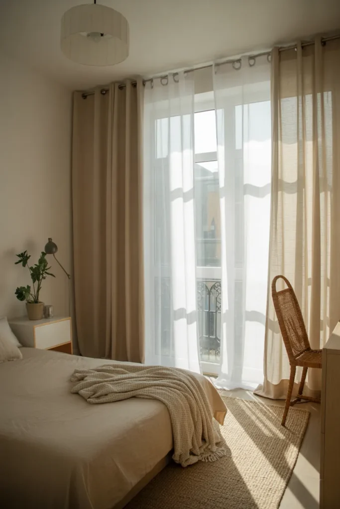 Light Curtains for Airy Feel