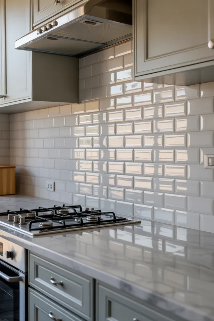 Light-Reflecting Backsplash
