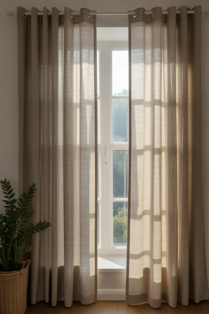 Linen Curtains for Soft Natural Light