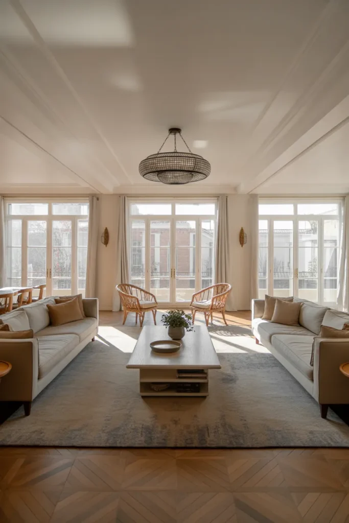 Living Room with Open Layout Design