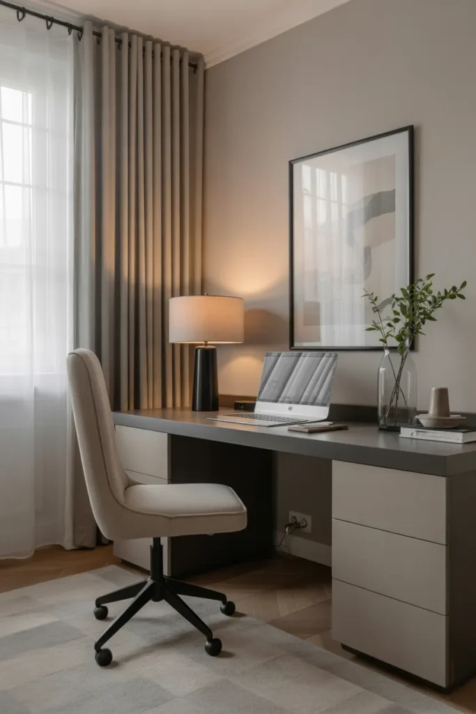 Luxurious Home Office with Modern Touches