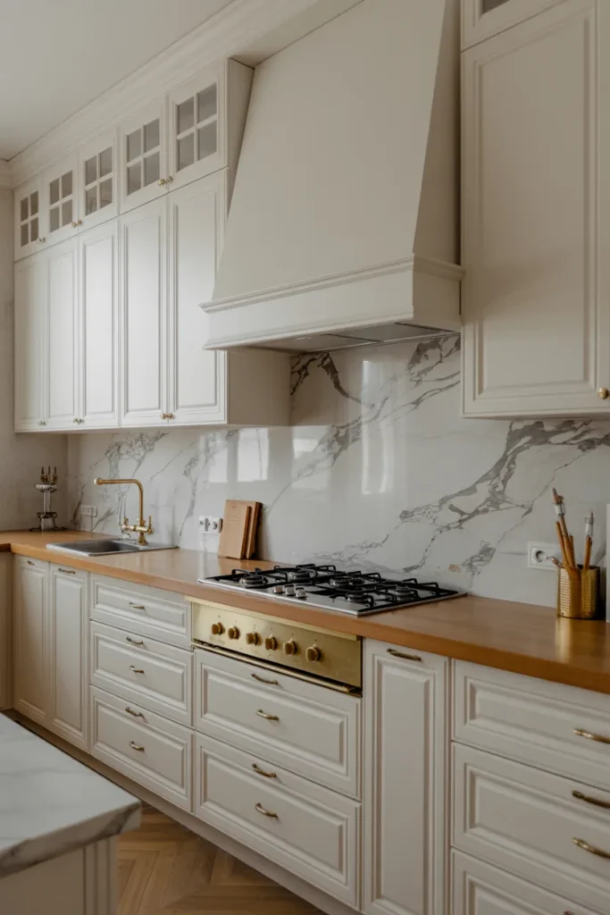 Marble Slab Backsplash