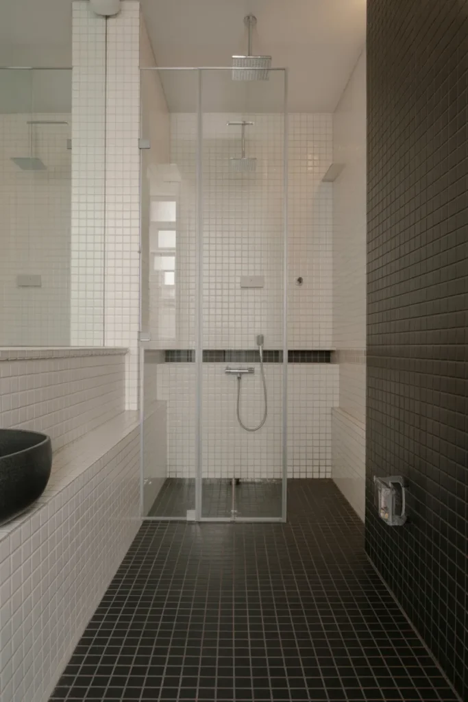 Matte Black Floor Tiles