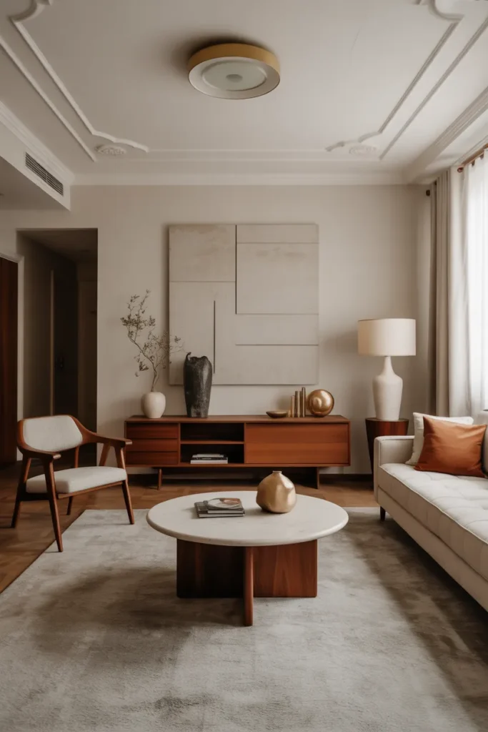 Mid Century Modern with Sculptural Accents