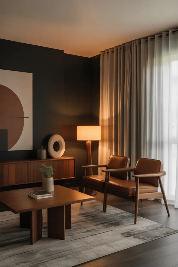 Mid Century Modern with Subtle Contrast