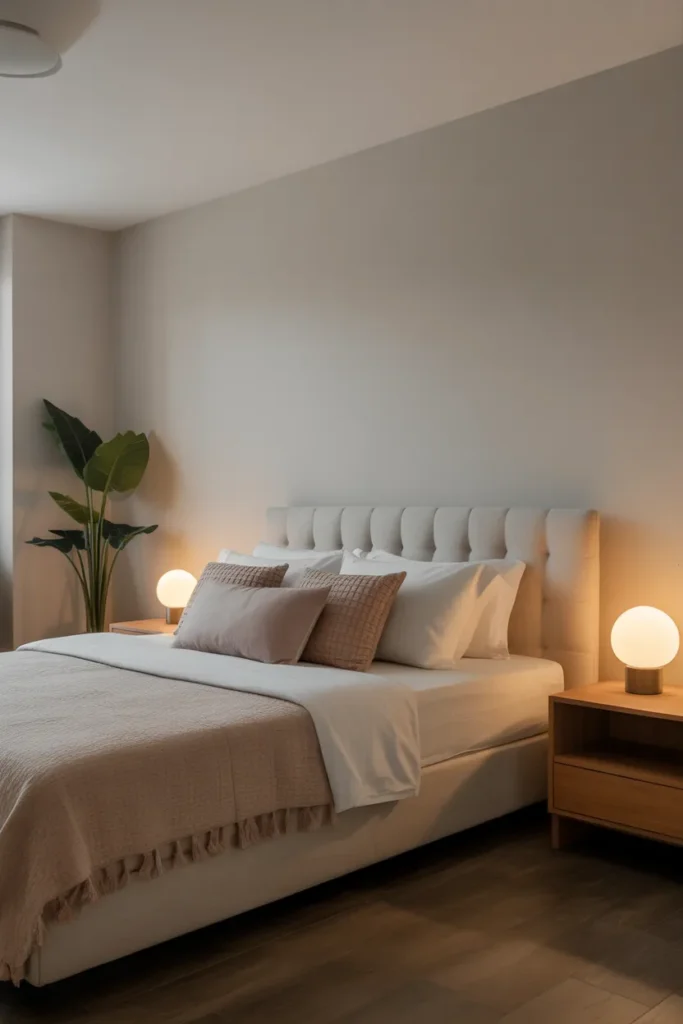 Minimalist Décor with Cozy Accents