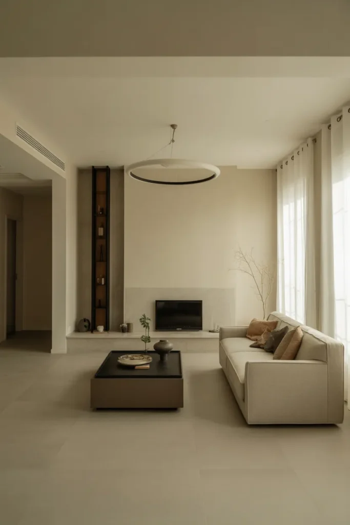 Minimalist Living Room with Open Layout