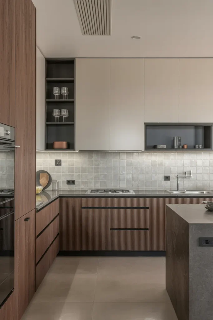 Mixed Material Cabinets