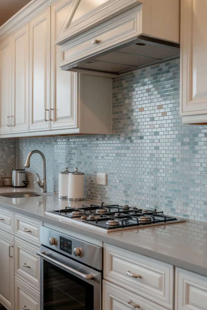Mosaic Glass Backsplash