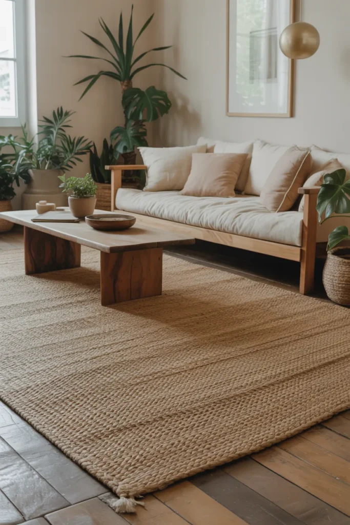 Natural Fiber Rugs for Texture