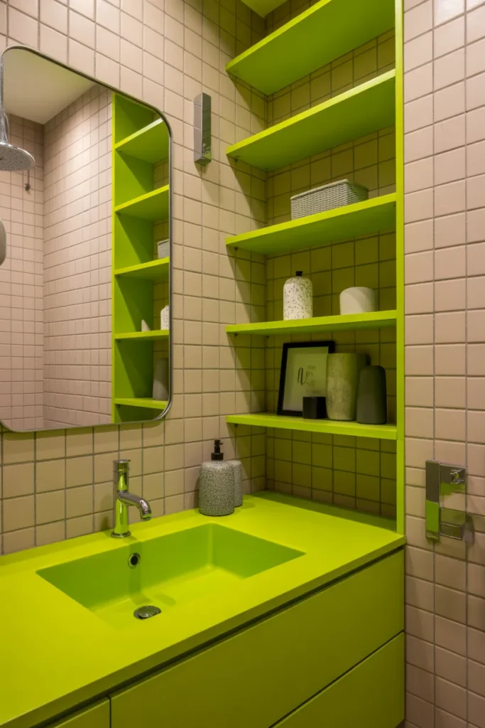 Neon Green Fixtures for Bold Pop