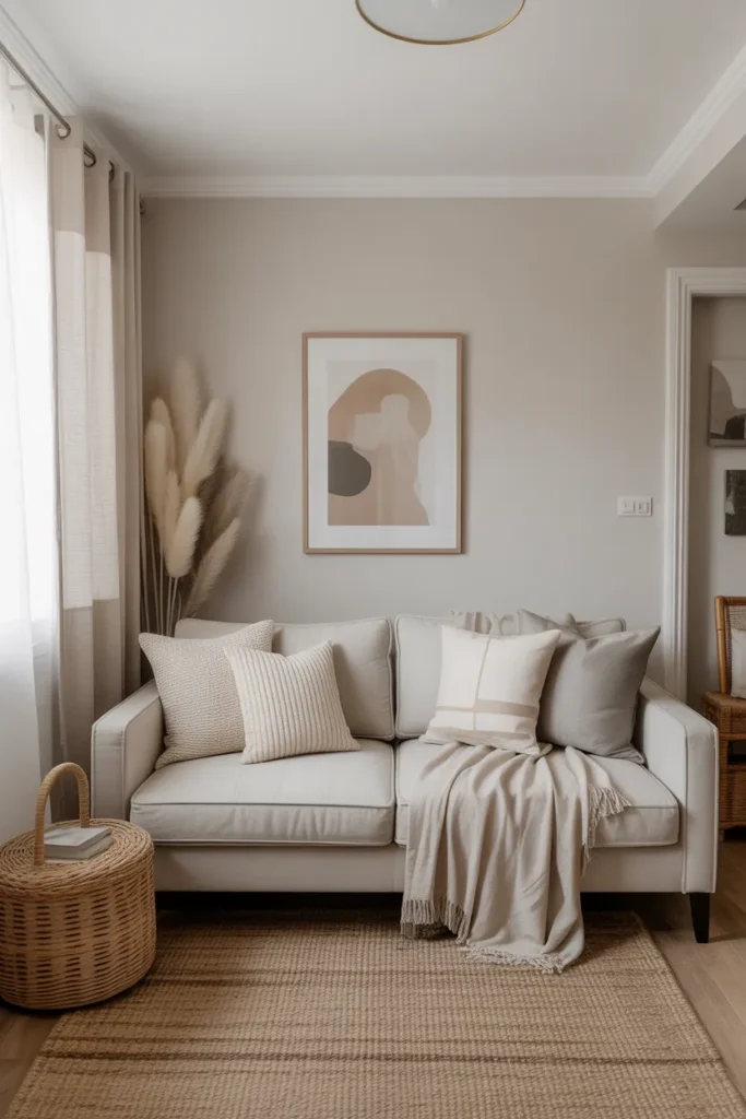 Neutral Base with Layered Textures