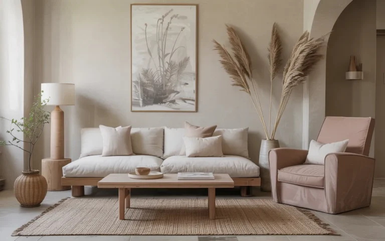 Neutral Palette with Statement Furniture.