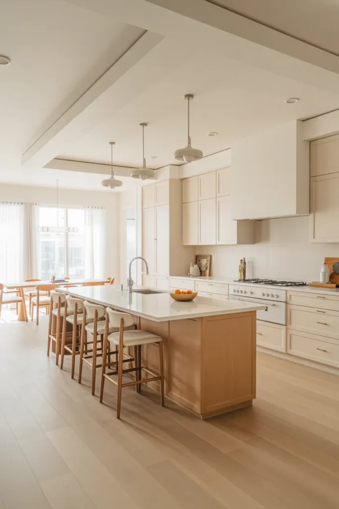 Open-Concept Kitchen with Central Island