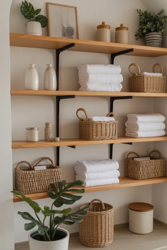 Open Shelving with Curated Accessories